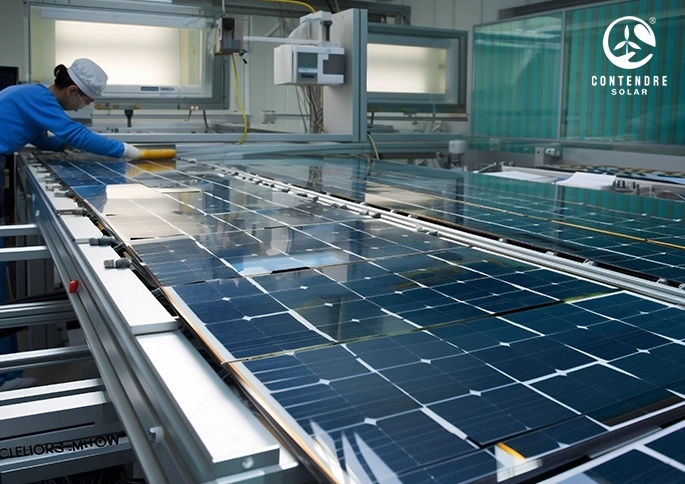 solar panel warehouse